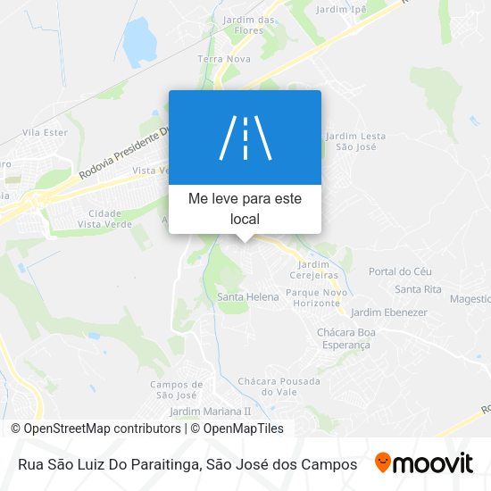 Rua São Luiz Do Paraitinga mapa