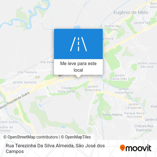 Rua Terezinha Da Silva Almeida mapa
