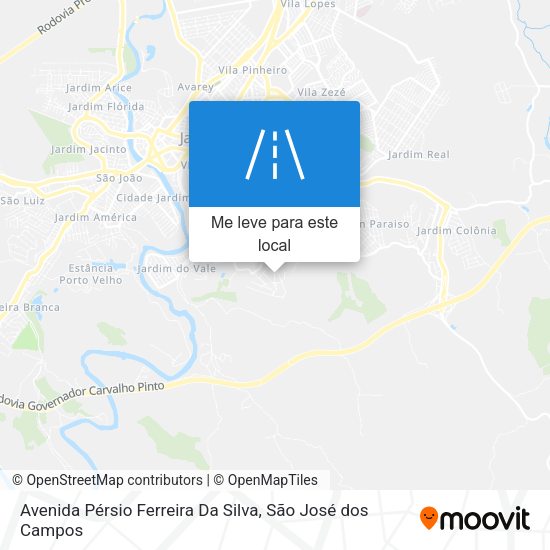 Avenida Pérsio Ferreira Da Silva mapa