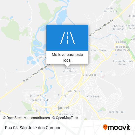 Rua 04 mapa