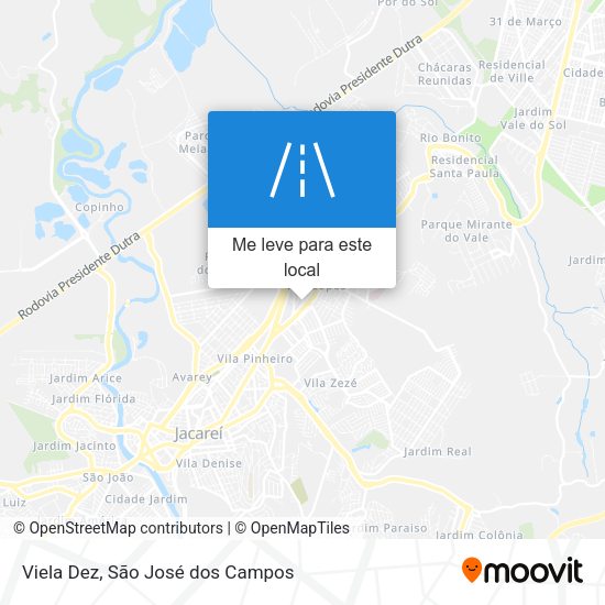 Viela Dez mapa