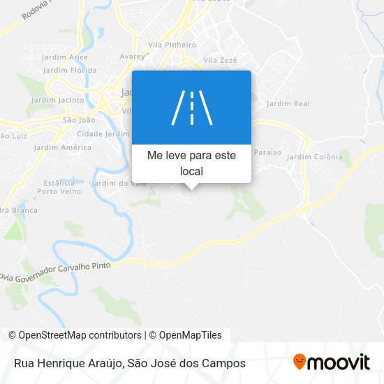 Rua Henrique Araújo mapa