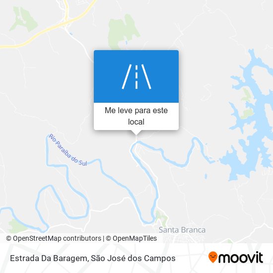 Estrada Da Baragem mapa