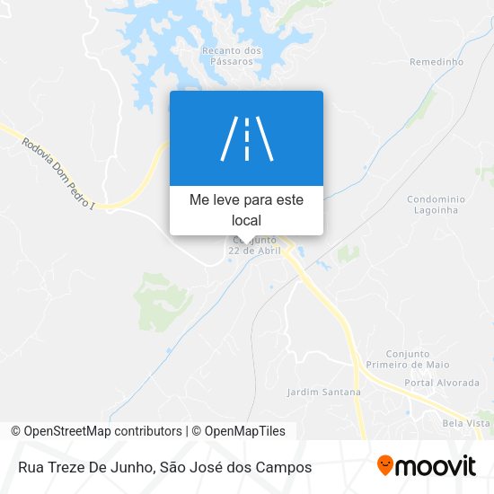 Rua Treze De Junho mapa