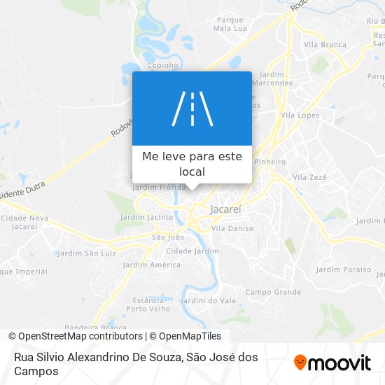 Rua Silvio Alexandrino De Souza mapa