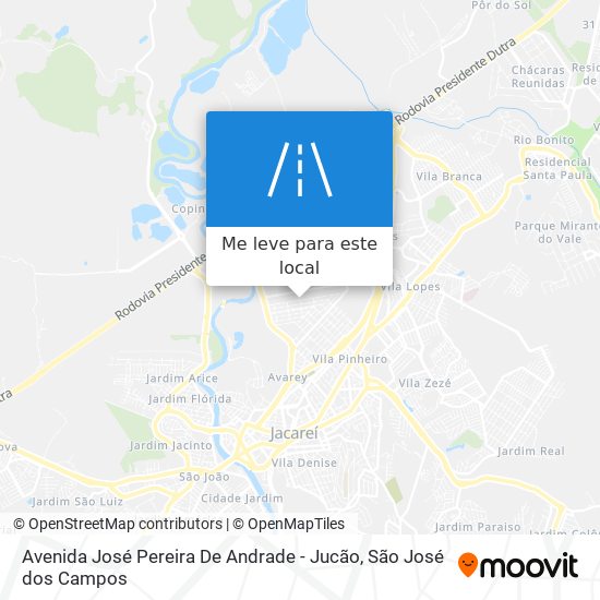 Avenida José Pereira De Andrade - Jucão mapa