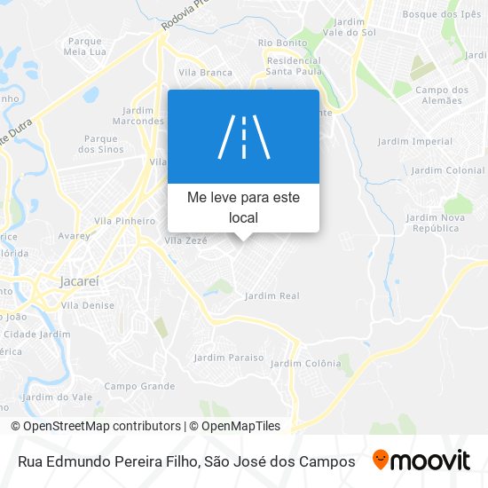 Rua Edmundo Pereira Filho mapa
