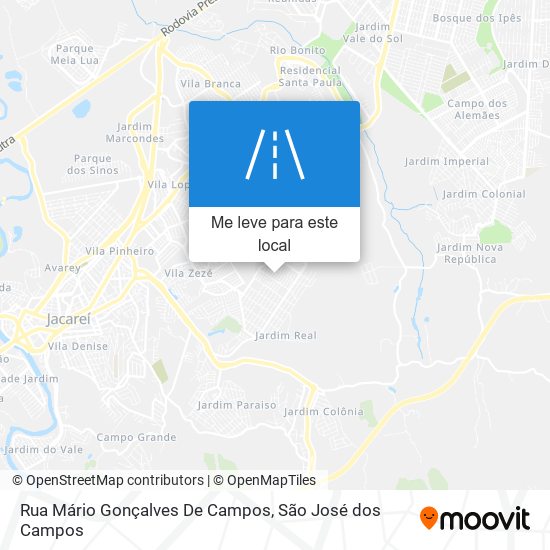 Rua Mário Gonçalves De Campos mapa