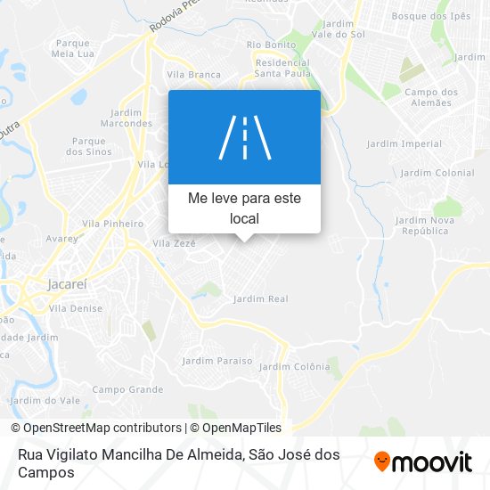 Rua Vigilato Mancilha De Almeida mapa