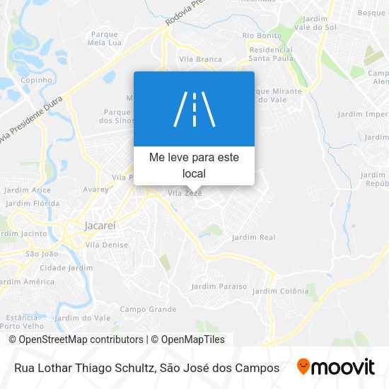 Rua Lothar Thiago Schultz mapa