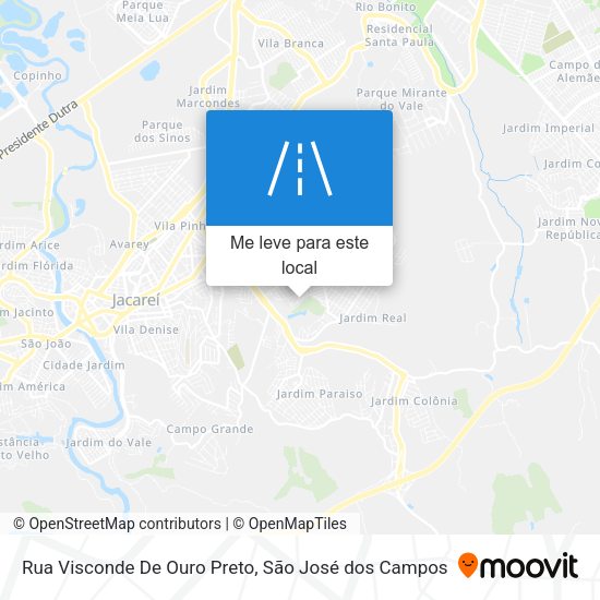 Rua Visconde De Ouro Preto mapa