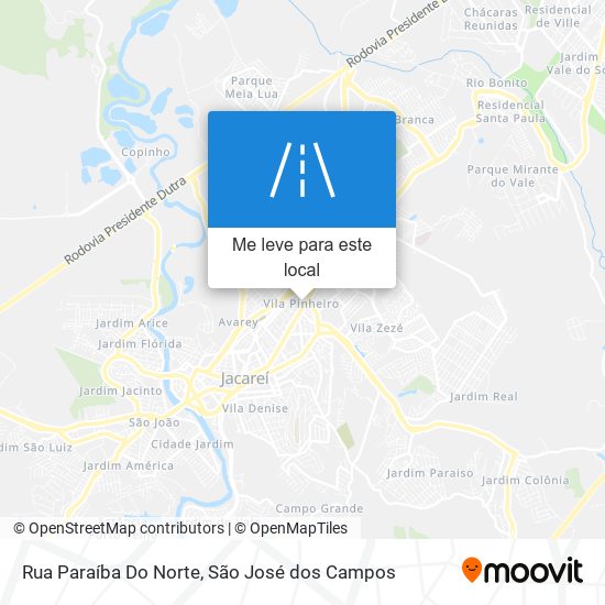 Rua Paraíba Do Norte mapa