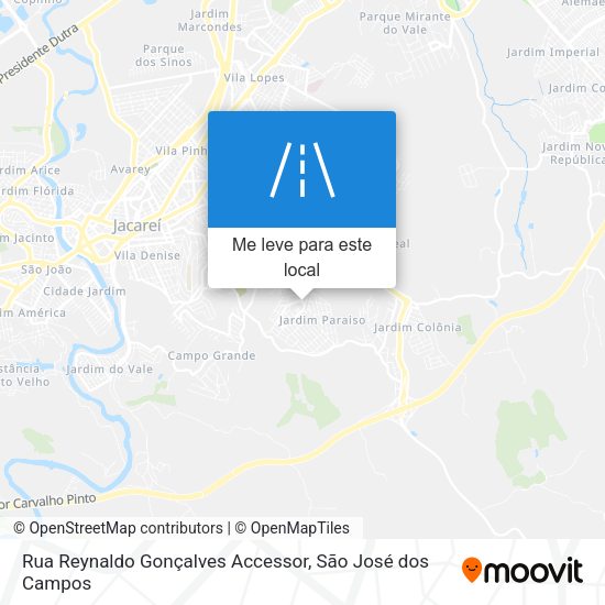 Rua Reynaldo Gonçalves Accessor mapa