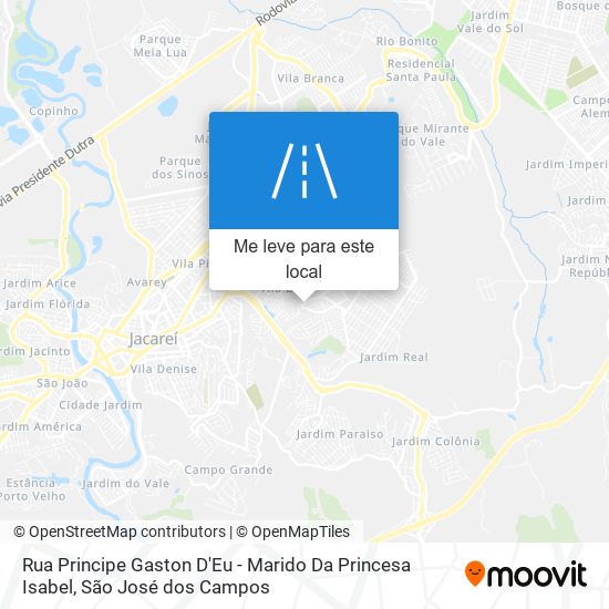 Rua Principe Gaston D'Eu - Marido Da Princesa Isabel mapa