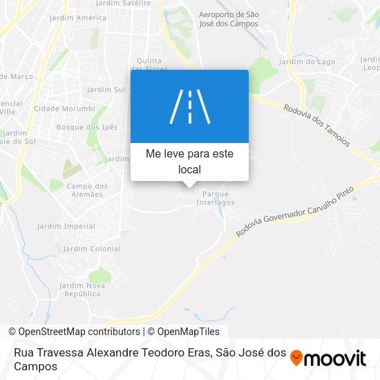 Rua Travessa Alexandre Teodoro Eras mapa