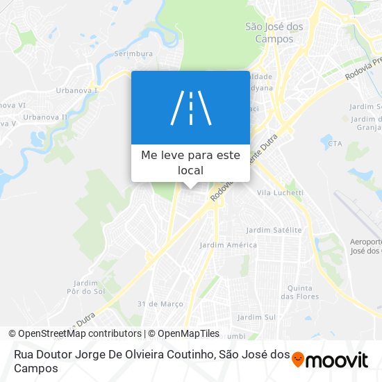 Rua Doutor Jorge De Olvieira Coutinho mapa