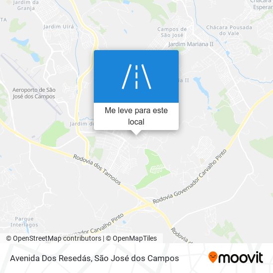 Avenida Dos Resedás mapa
