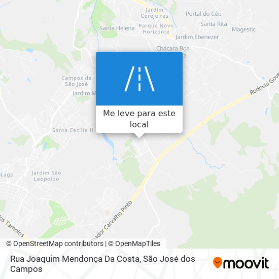 Rua Joaquim Mendonça Da Costa mapa