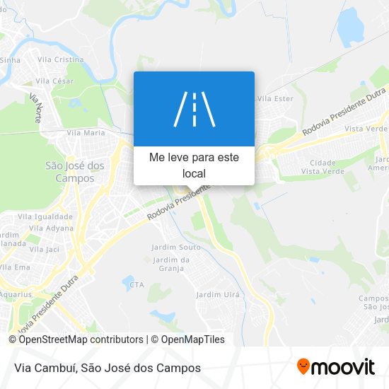 Via Cambuí mapa