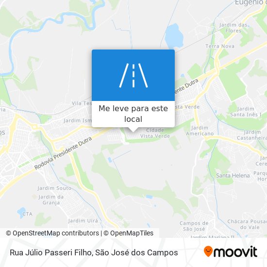 Rua Júlio Passeri Filho mapa