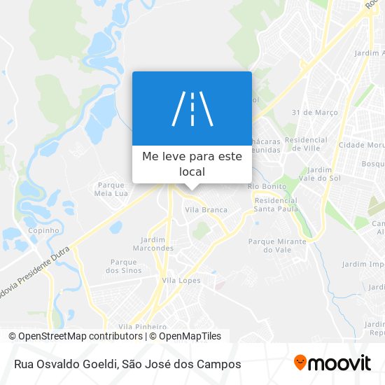 Rua Osvaldo Goeldi mapa