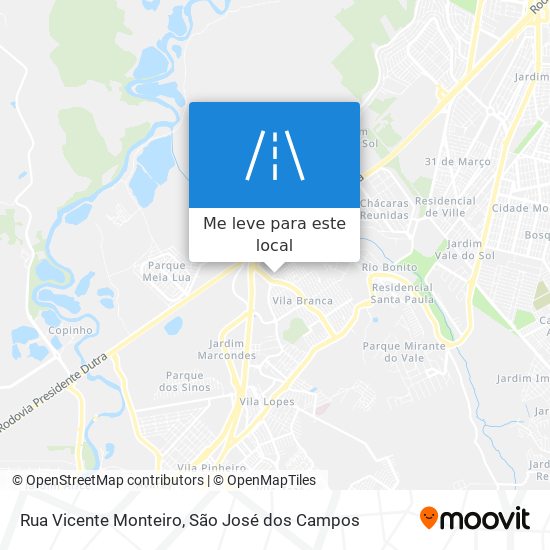 Rua Vicente Monteiro mapa