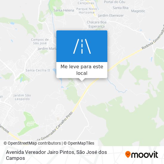 Avenida Vereador Jairo Pintos mapa