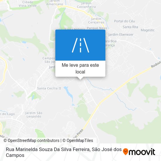 Rua Marinelda Souza Da Silva Ferreira mapa