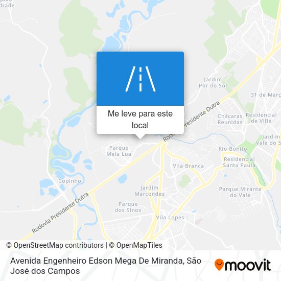 Avenida Engenheiro Edson Mega De Miranda mapa