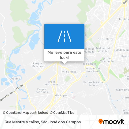 Rua Mestre Vitalino mapa