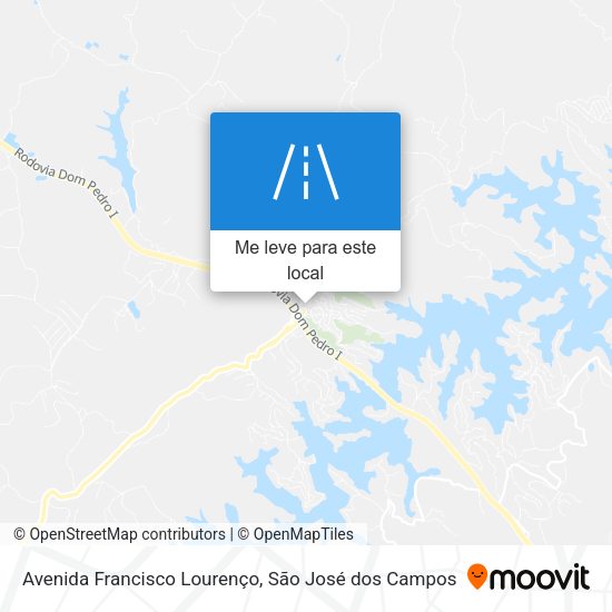 Avenida Francisco Lourenço mapa