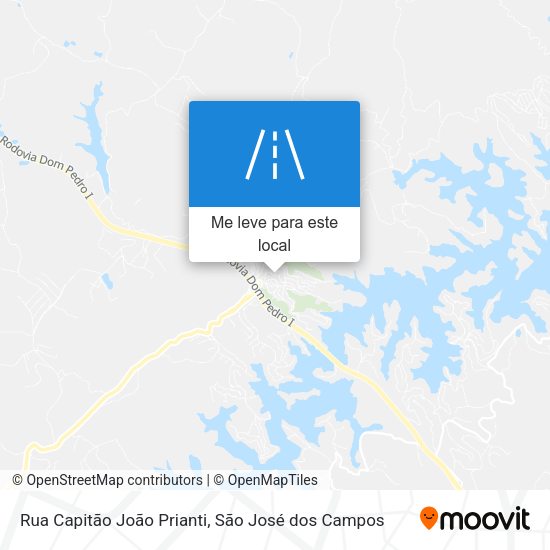 Rua Capitão João Prianti mapa