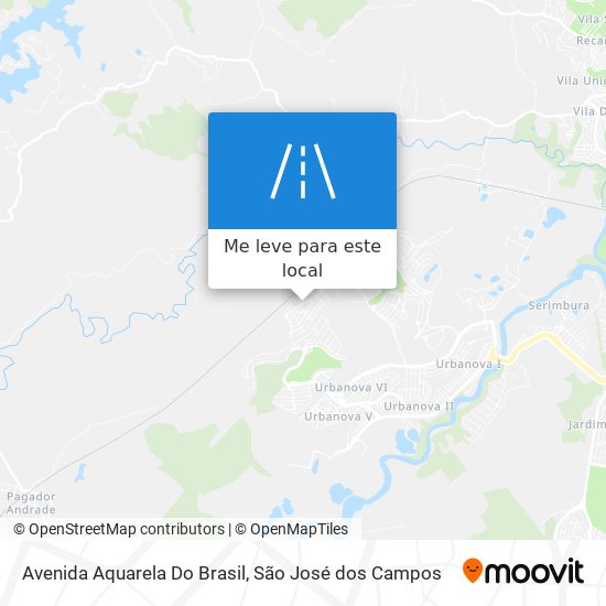 Avenida Aquarela Do Brasil mapa