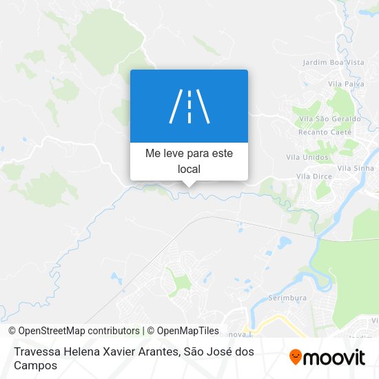 Travessa Helena Xavier Arantes mapa