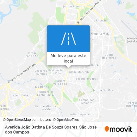 Avenida João Batista De Souza Soares mapa