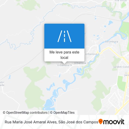 Rua Maria José Amaral Alves mapa