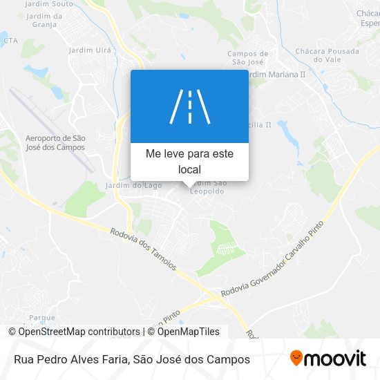 Rua Pedro Alves Faria mapa
