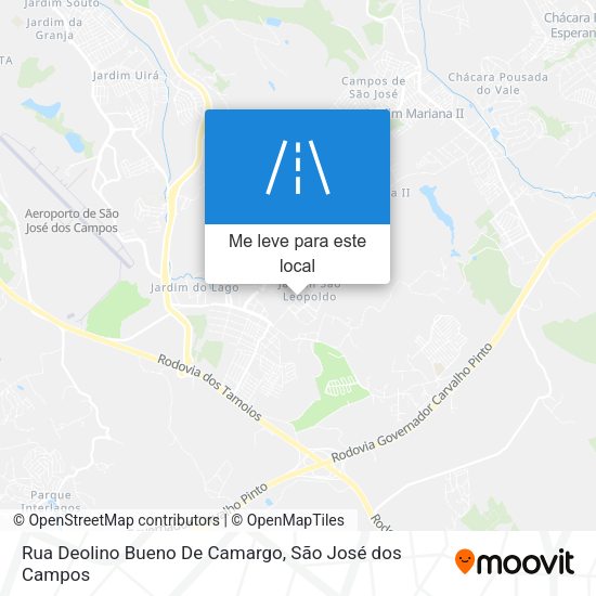 Rua Deolino Bueno De Camargo mapa