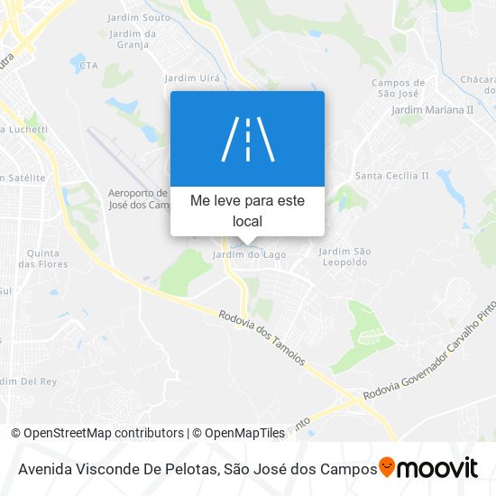 Avenida Visconde De Pelotas mapa