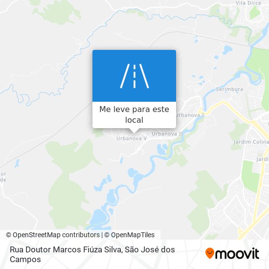 Rua Doutor Marcos Fiúza Silva mapa