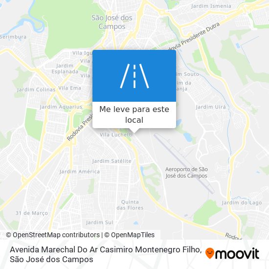 Avenida Marechal Do Ar Casimiro Montenegro Filho mapa