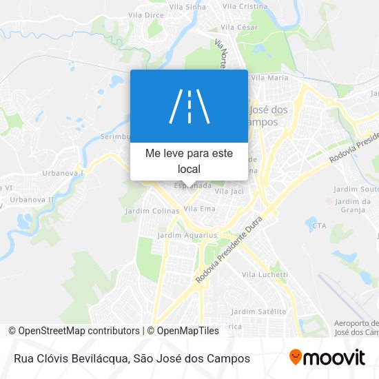 Rua Clóvis Bevilácqua mapa