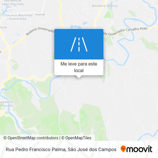 Rua Pedro Francisco Palma mapa