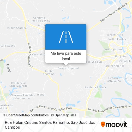 Rua Helen Cristine Santos Ramalho mapa