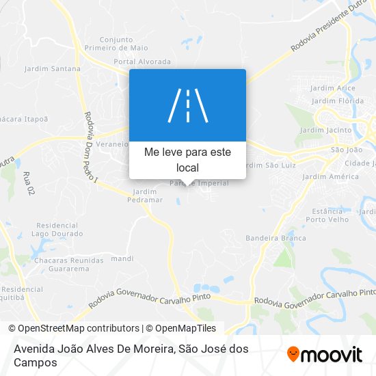 Avenida João Alves De Moreira mapa
