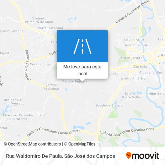 Rua Waldomiro De Paula mapa