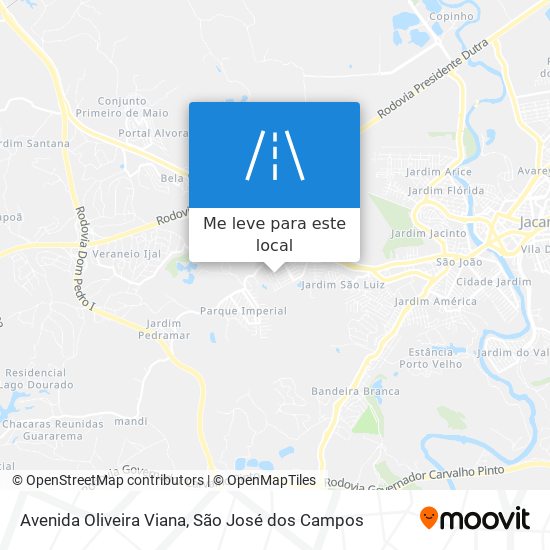 Avenida Oliveira Viana mapa