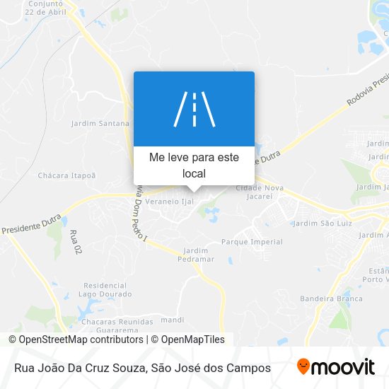 Rua João Da Cruz Souza mapa