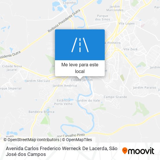Avenida Carlos Frederico Werneck De Lacerda mapa