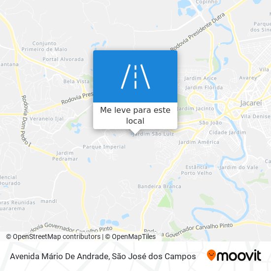 Avenida Mário De Andrade mapa